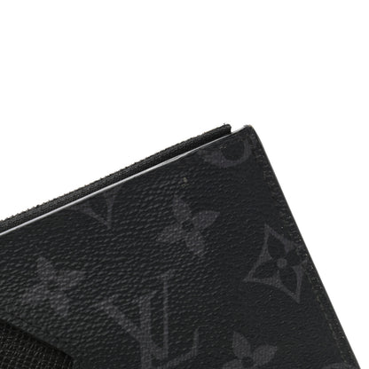 Louis Vuitton Monogram Eclipse Taiga Coin Card Holder 9 of 10