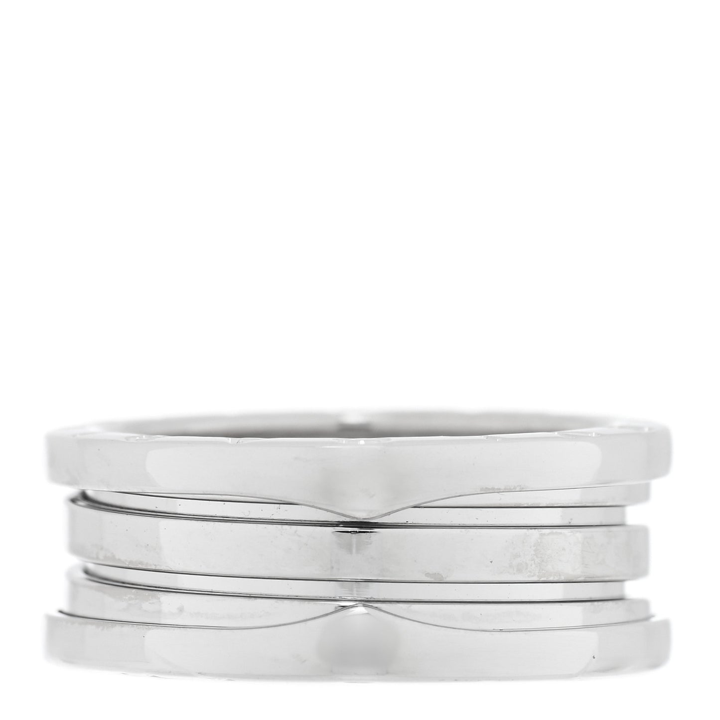 18K White Gold B.Zero1 Two-Band Ring 58 8.25