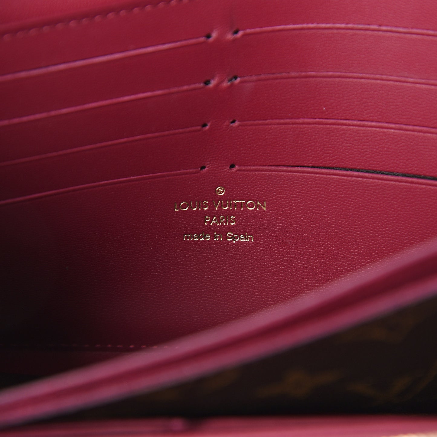 Monogram Flore Wallet Fuchsia