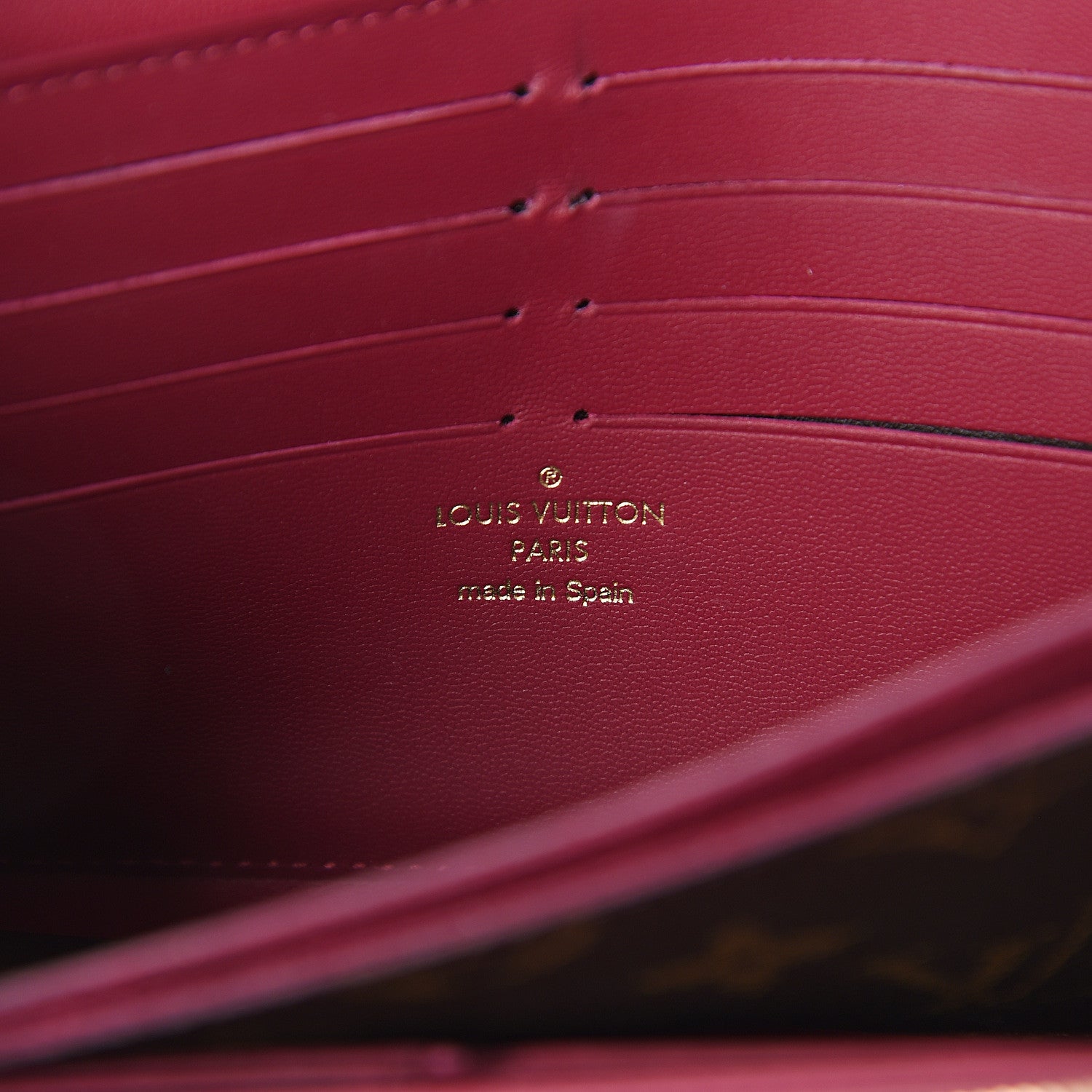 Louis Vuitton Monogram Flore Wallet Fuchsia 5 of 6