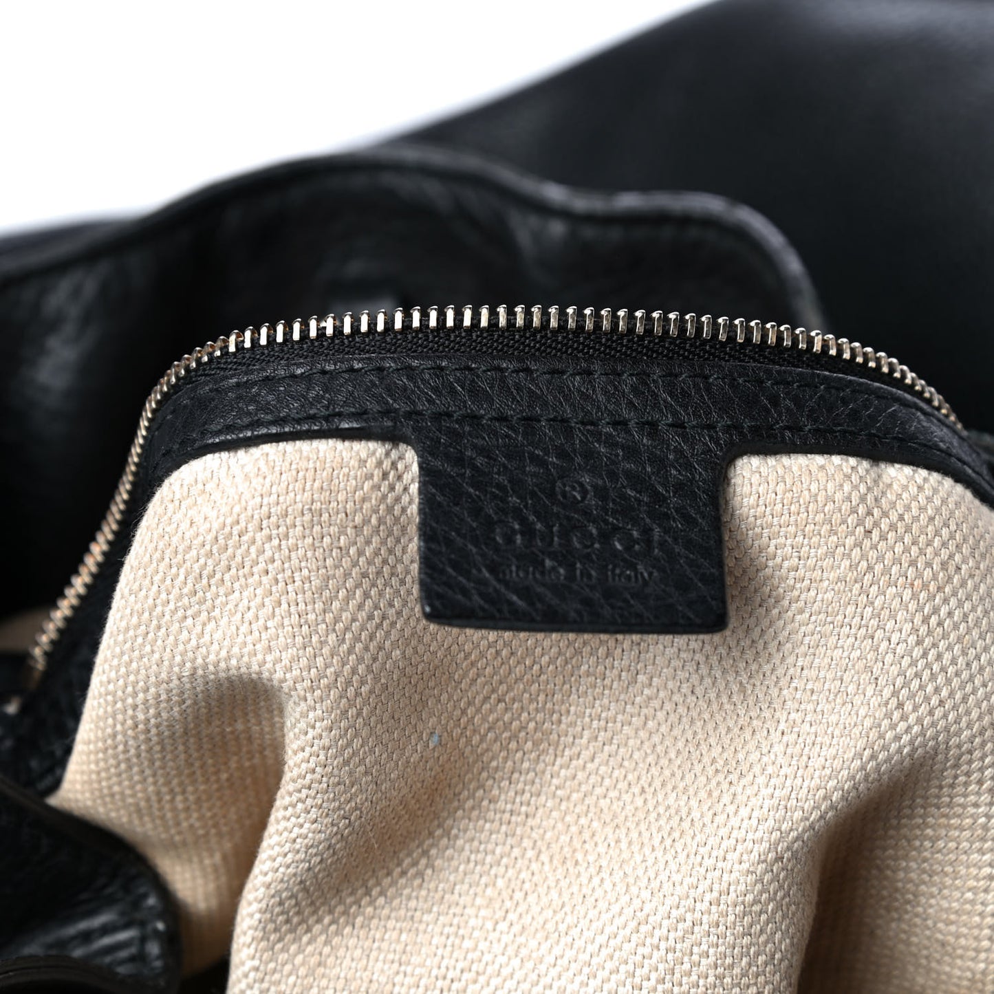 Pebbled Calfskin Medium Soho Chain Shoulder Bag Black