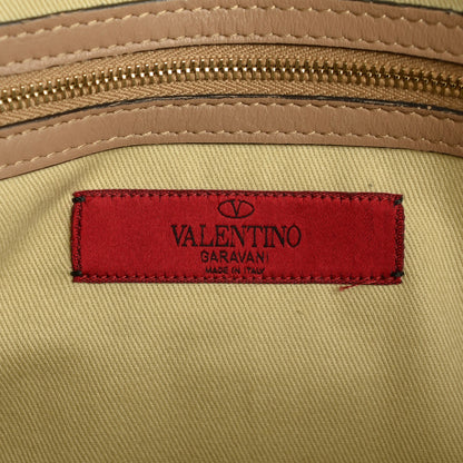 Valentino Garavani Vitello Rockstud Dome Shopper Alpaca 6 of 8
