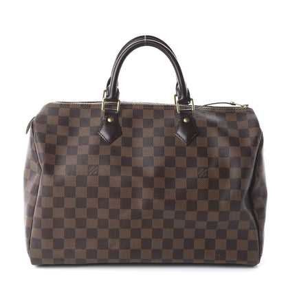 Louis Vuitton Damier Ebene Speedy 35 1 of 18