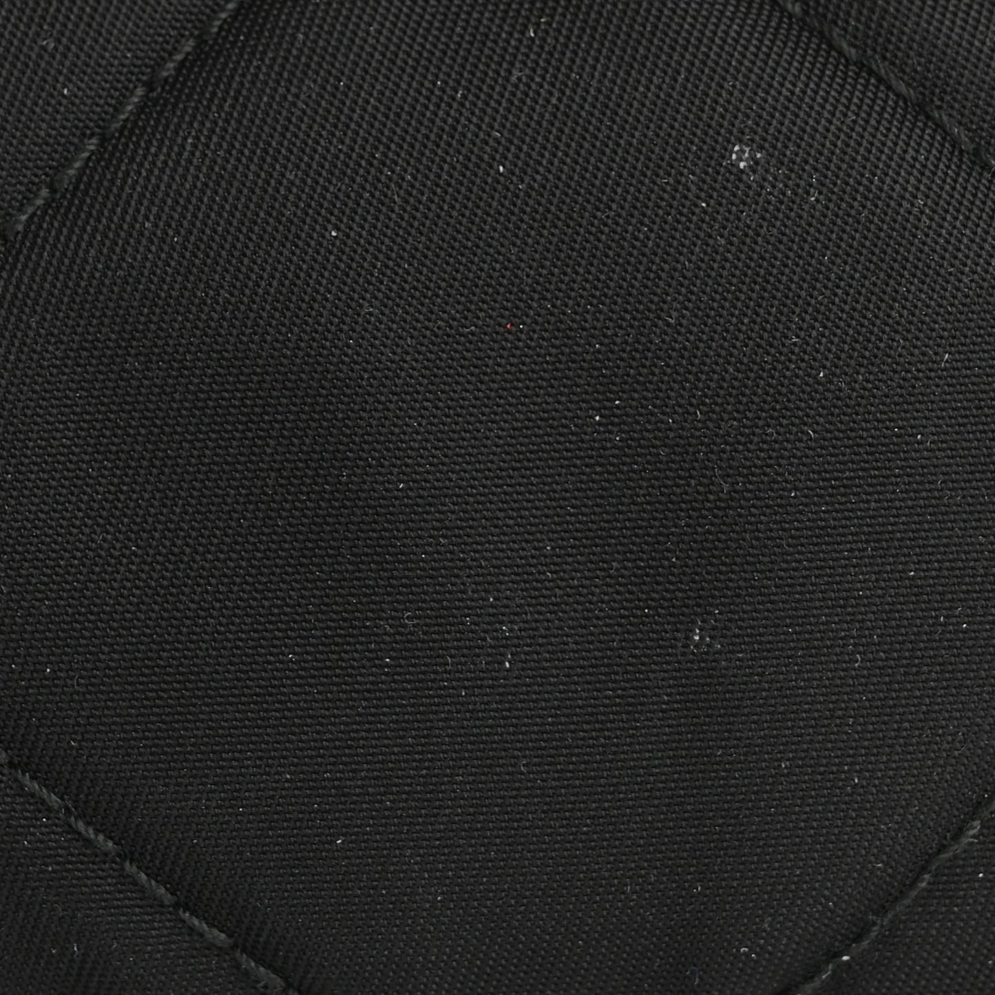 Re-Nylon Quilted Metal Triangle Logo Mini Drawcord Pouch Shoulder Bag Black