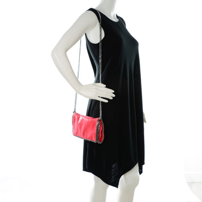 Stella McCartney Shaggy Deer Falabella Crossbody Bag Pink Fluorescent 2 of 9