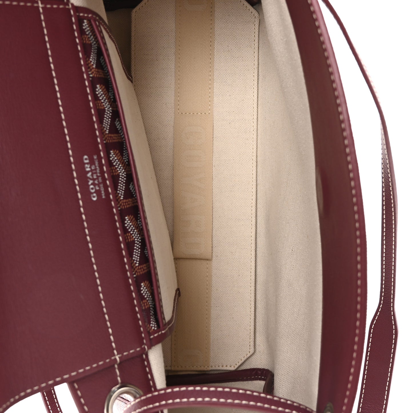 Goyardine Rouette PM Burgundy