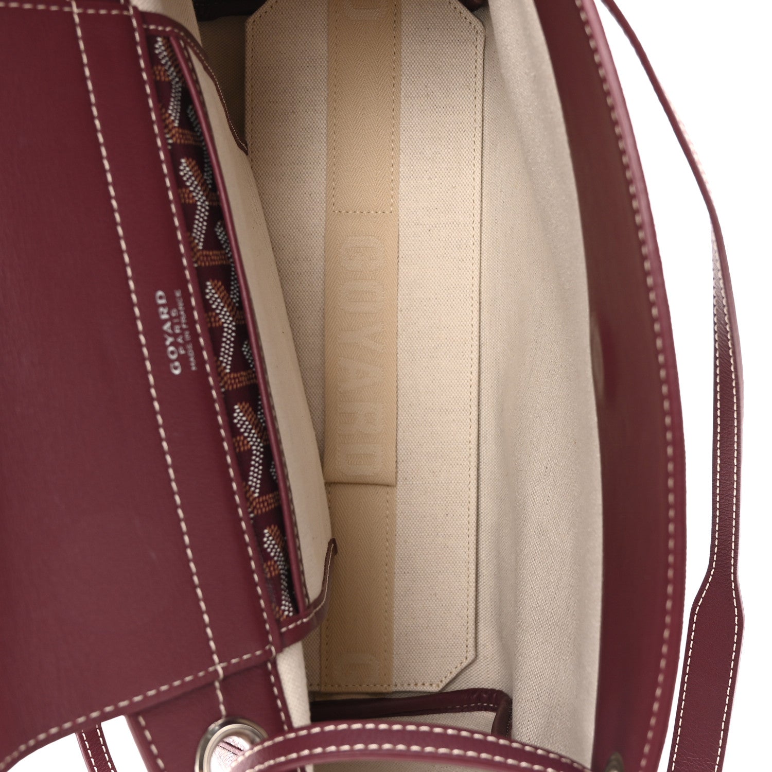 Goyard Goyardine Rouette PM Burgundy 5 of 9