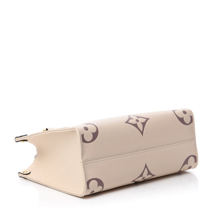 Louis Vuitton Empreinte Monogram Giant Onthego PM Creme Bois De Rose 4 of 10