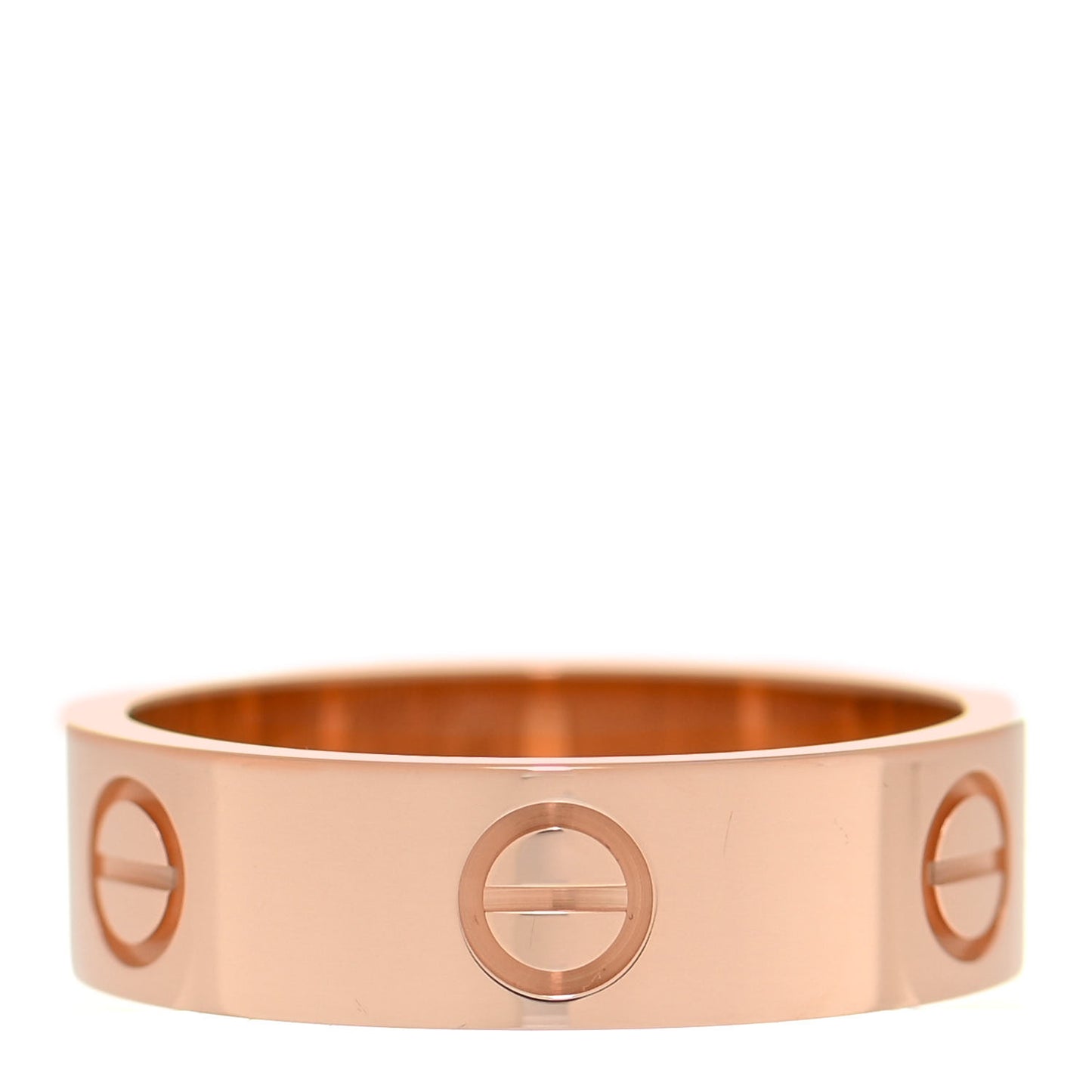 18K Pink Gold 5.5mm LOVE Ring 55 7.25