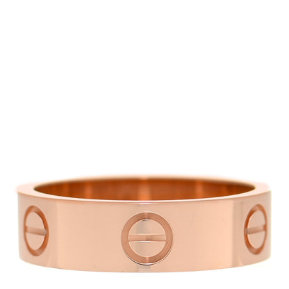 Cartier 18K Pink Gold 5.5mm LOVE Ring 55 7.25 4 of 5