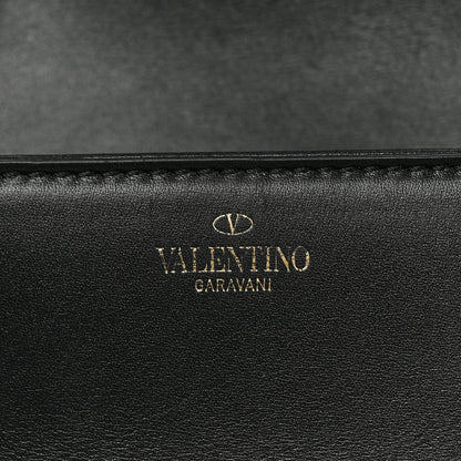 Valentino Garavani Calfskin Small Vlogo Chain Shoulder Bag Black 5 of 7