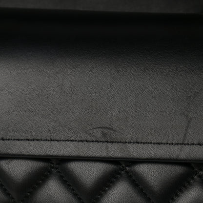 Chanel Lambskin Quilted Maxi Double Flap Black 11 of 12