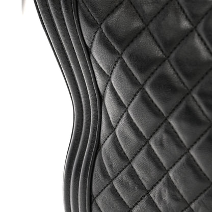 Chanel Calfskin Quilted Large Boy Flap Black 15 of 17