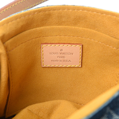 Louis Vuitton Monogram Denim Mini Pleaty Blue 6 of 11