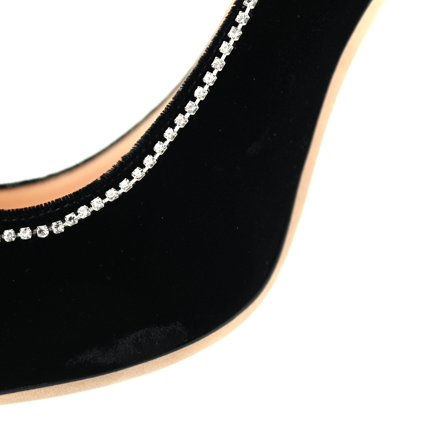 Jimmy Choo Velvet Crystal Embellished Love 100 Pumps 41 Black 15 of 15