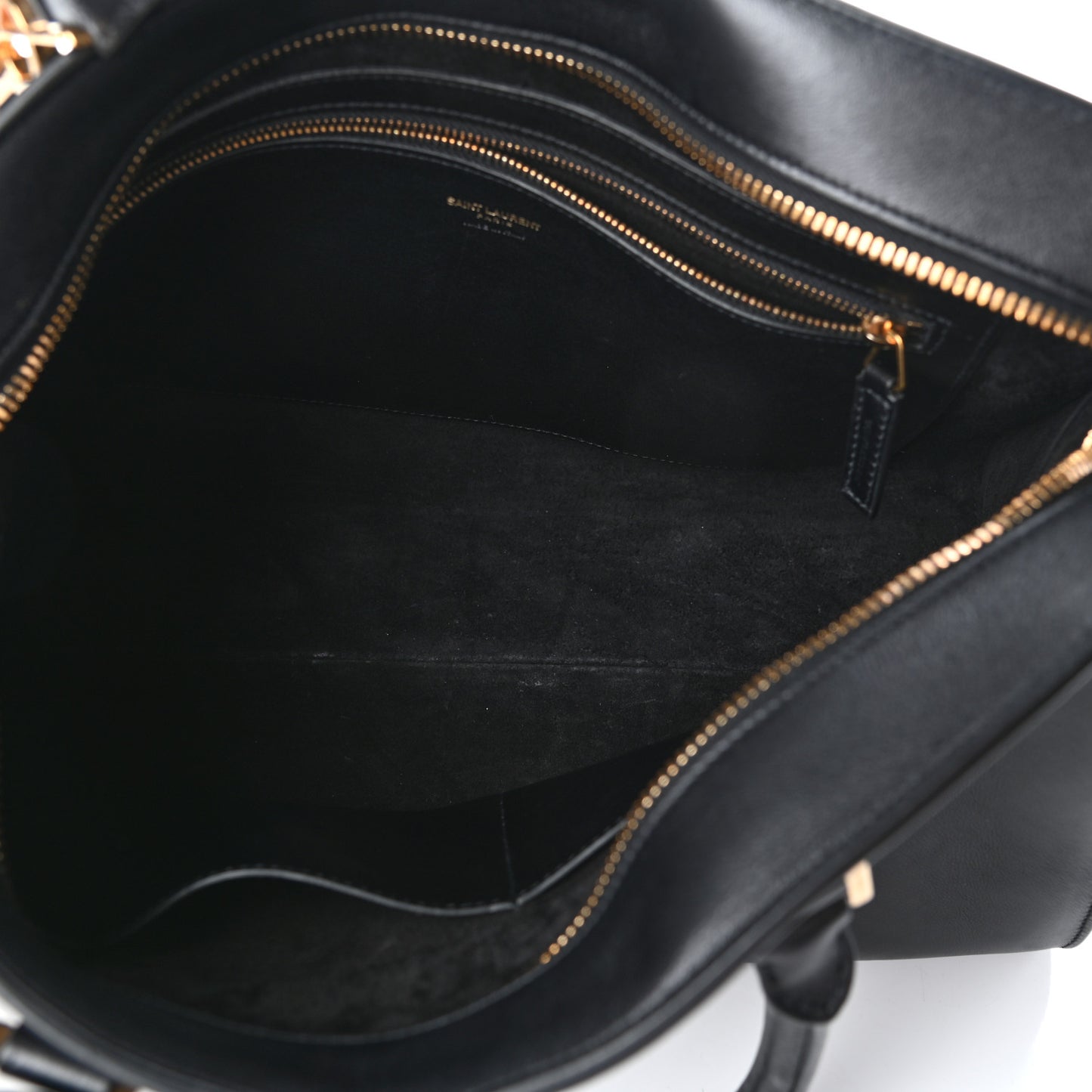 Smooth Calfskin Medium Monogram Cabas Black