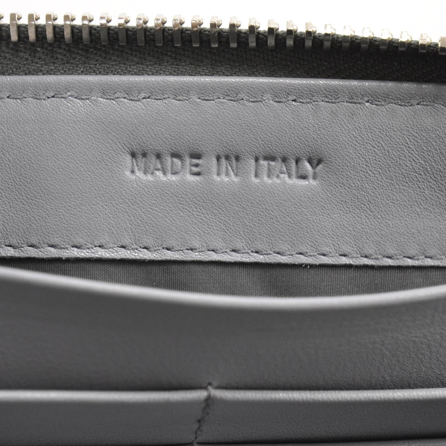 Prada Spazzolato Wallet Silver 9 of 9