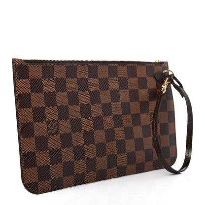 Louis Vuitton Damier Ebene Neverfull MM GM Pochette 2 of 4
