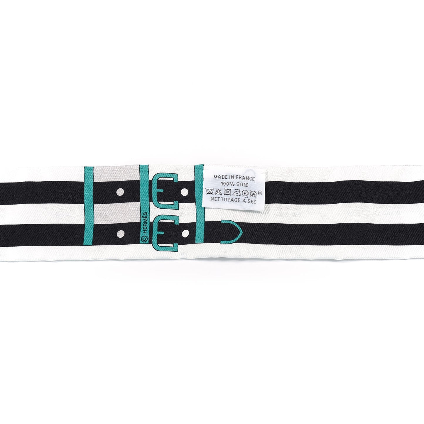 Silk Rocabar Twilly White Gris Perle Menthe