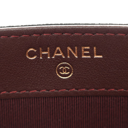 Chanel Caviar Quilted Classic Strap Pouch Black 7 of 10