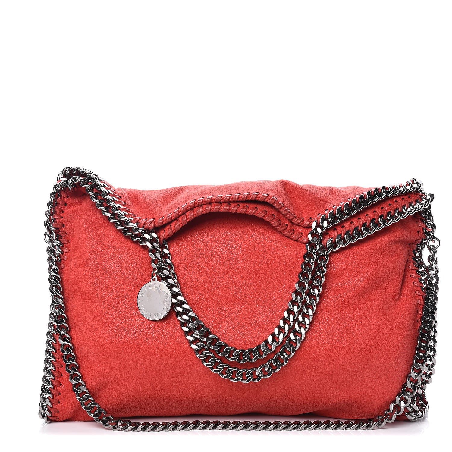 Stella McCartney Shaggy Deer Falabella Fold Over Tote Flame 1 of 10
