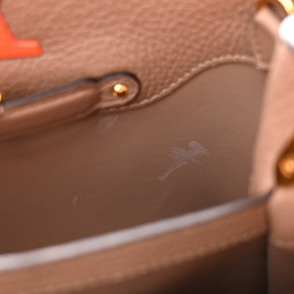 Louis Vuitton Taurillon Capucines BB Tonic Orange 10 of 10