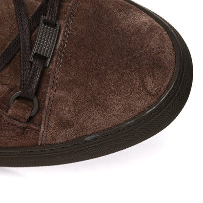 Balenciaga Suede Mens High Top Sneakers 44 Marron Chocolate 11 of 17