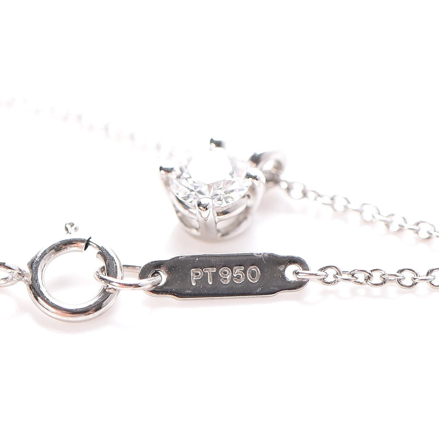 Platinum Diamond .25ct Solitaire Pendant Necklace