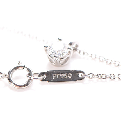 Tiffany Platinum Diamond .25ct Solitaire Pendant Necklace 5 of 7