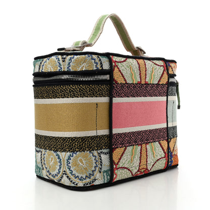Christian Dior Canvas Embroidered Dior In Lights Diortravel Vanity Case Multicolor 2 of 4