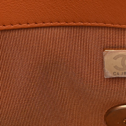 Chanel Lambskin Quilted Large Chanel 19 Flap Brown 7 of 11