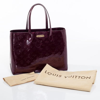 Louis Vuitton Vernis Wilshire MM Rouge Fauviste 9 of 12