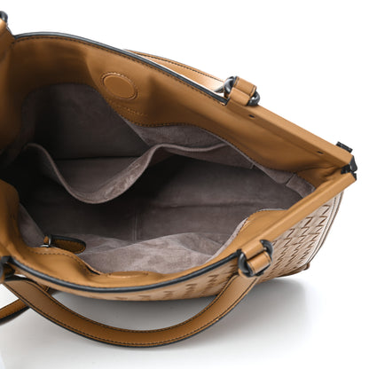 Bottega Veneta Nappa Intrecciato Top Handle Tote Camel 5 of 8