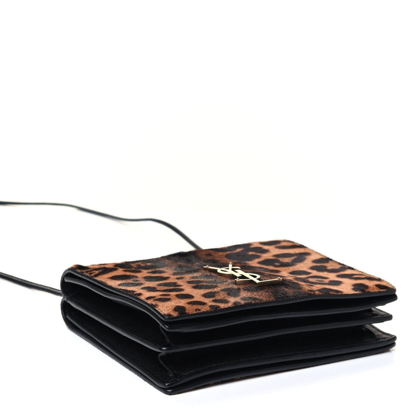 Calf Hair Monogram Leopard Print Crossbody