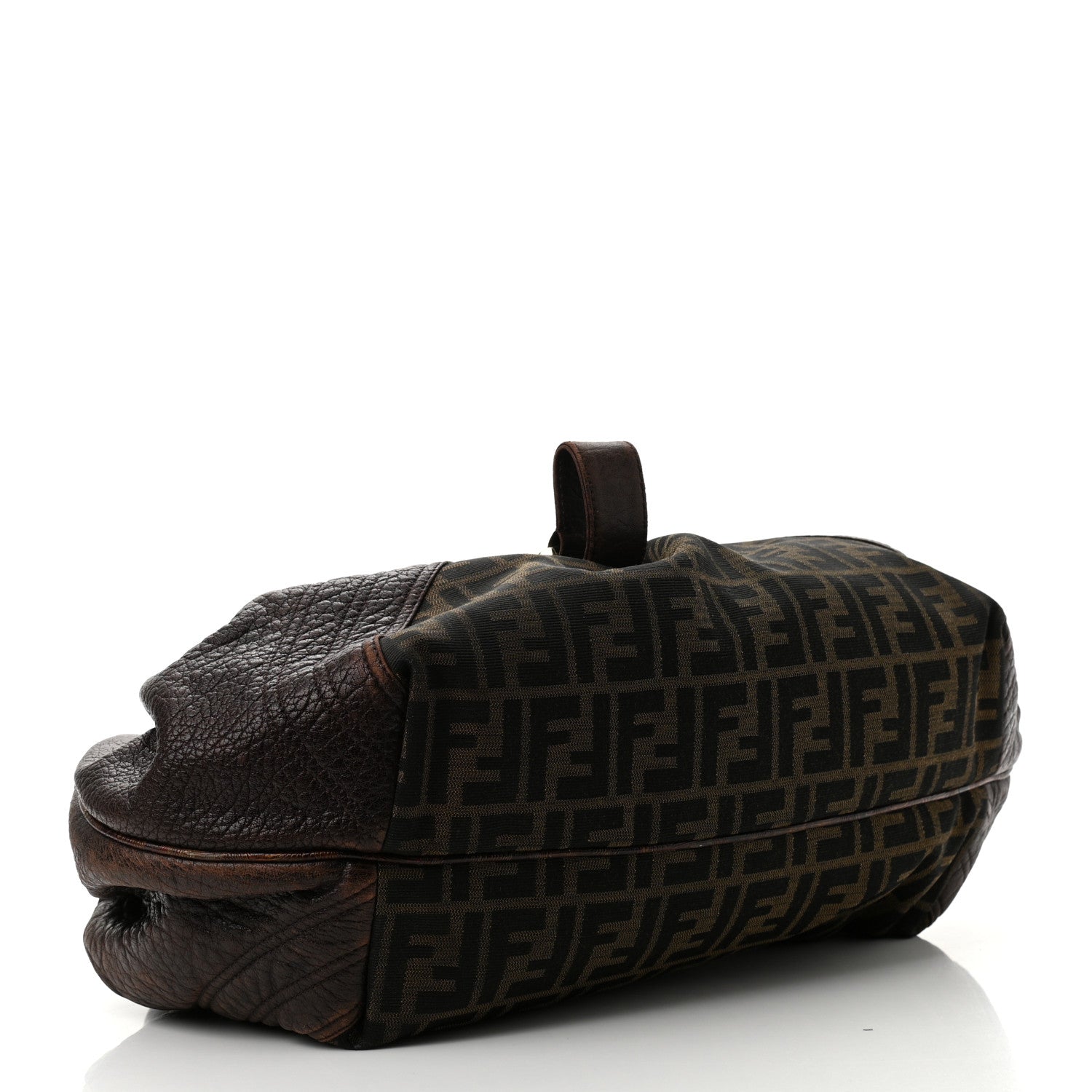 Fendi Zucca Nappa Nuvolata Vitello Tortuga Spy Tobacco Moro 4 of 11