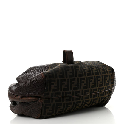 Fendi Zucca Nappa Nuvolata Vitello Tortuga Spy Tobacco Moro 4 of 11