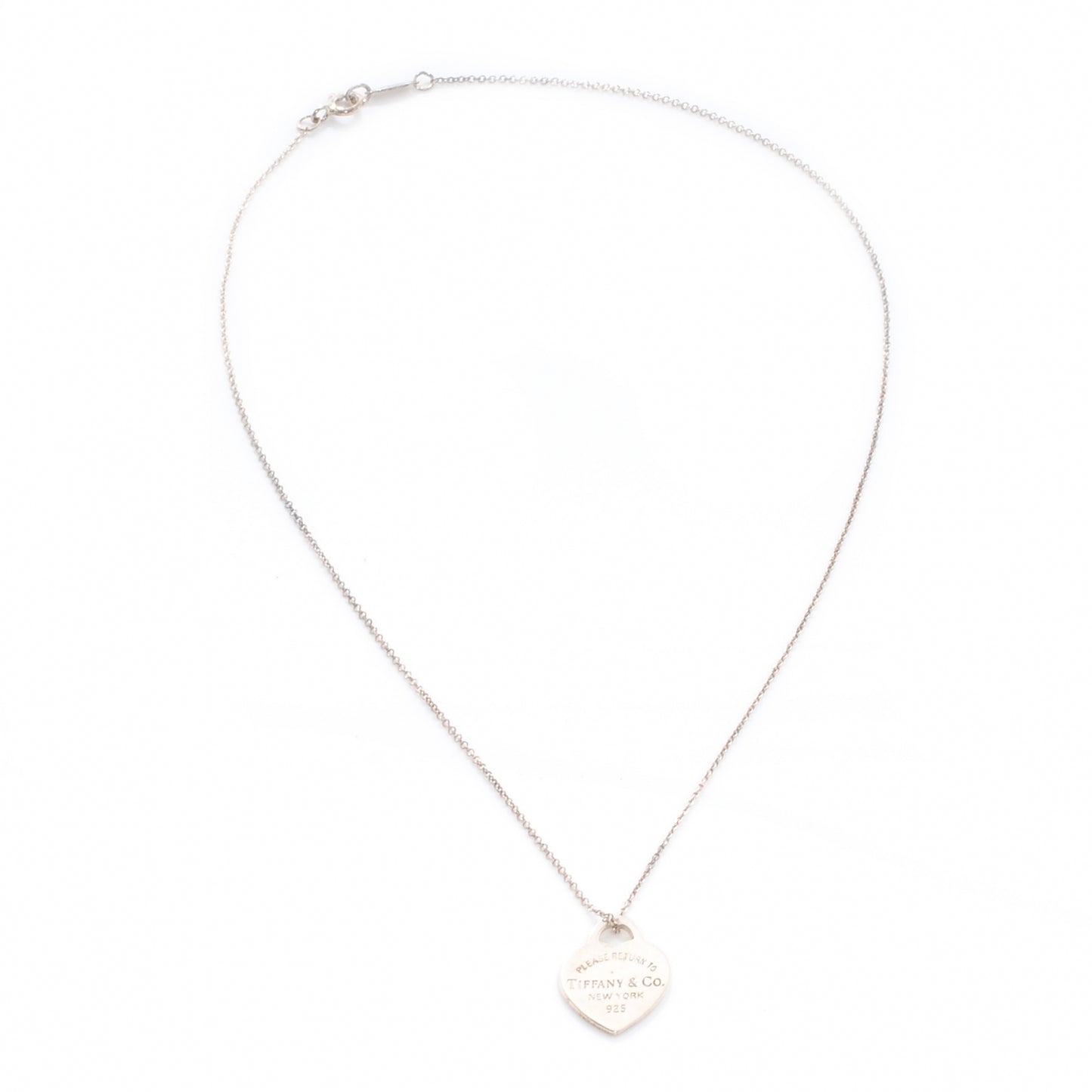 Sterling Silver Small Return to Tiffany Heart Pendant Necklace