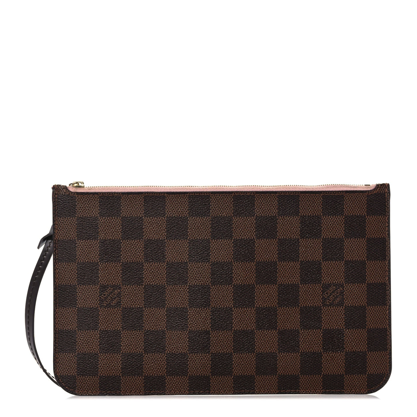 Damier Ebene Neverfull MM GM Pochette Rose Ballerine
