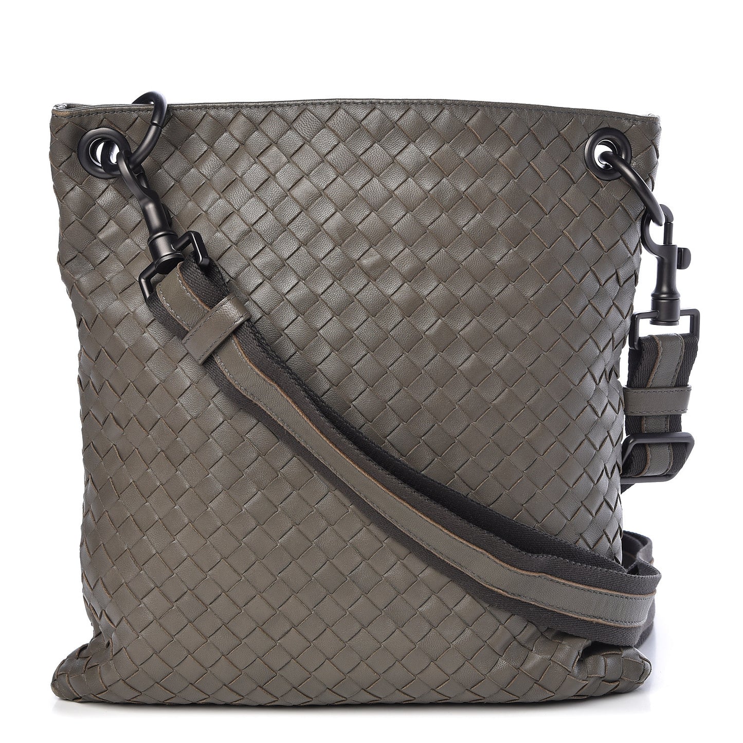 Nappa Intrecciato VN Crossbody Messenger Bag Shadow