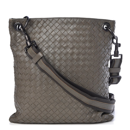 Bottega Veneta Nappa Intrecciato VN Crossbody Messenger Bag Shadow 1 of 10