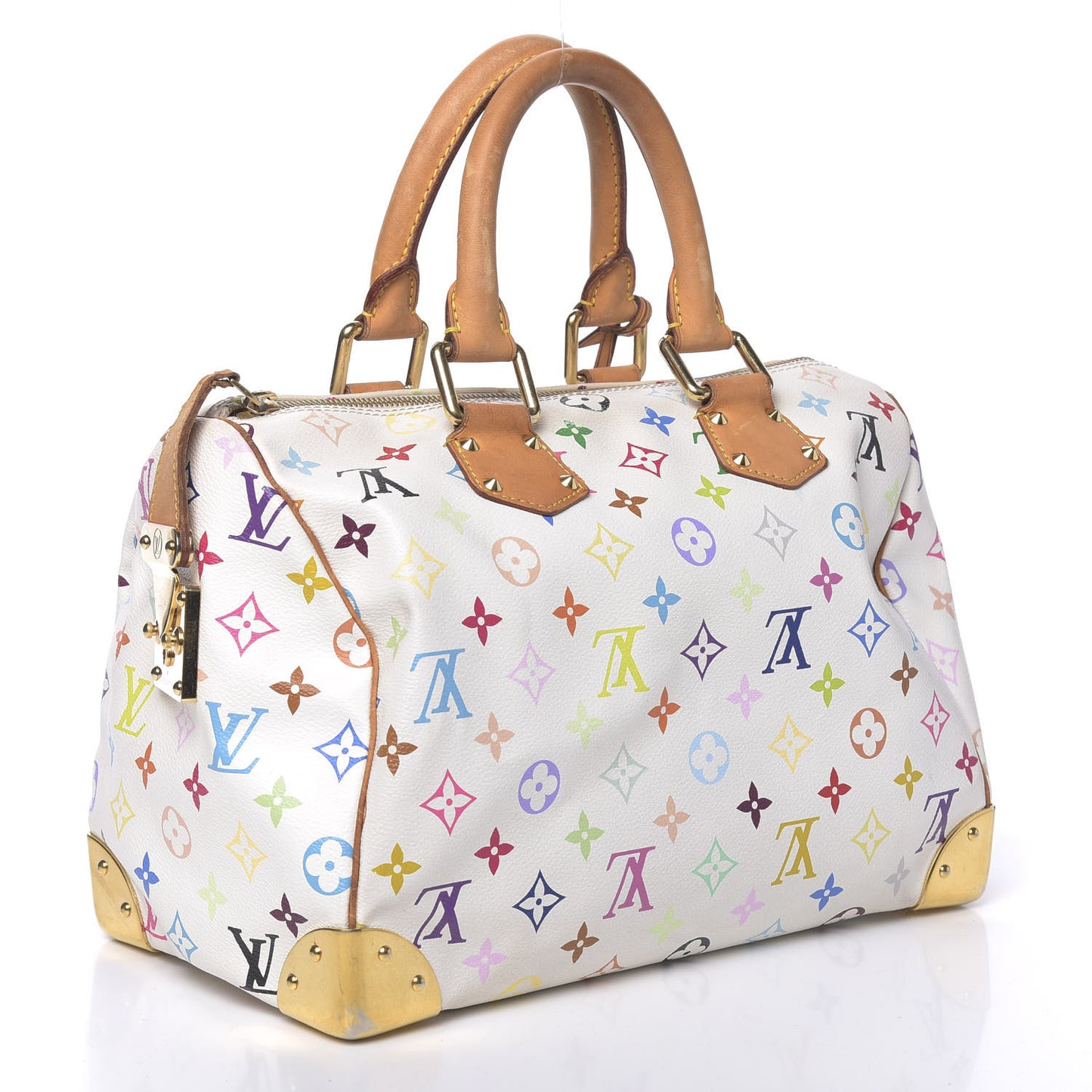 Monogram Multicolor Speedy 30 White