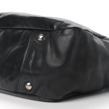 Prada Vitello Daino Shoulder Bag Black 9 of 11