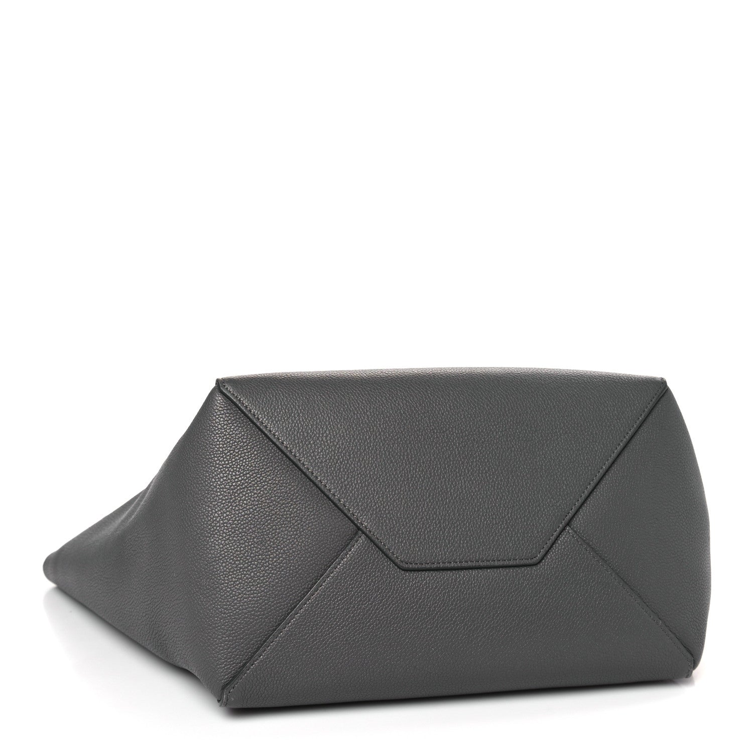 Celine Soft Grained Calfskin Medium Belt Cabas Phantom Medium Grey 4 of 8