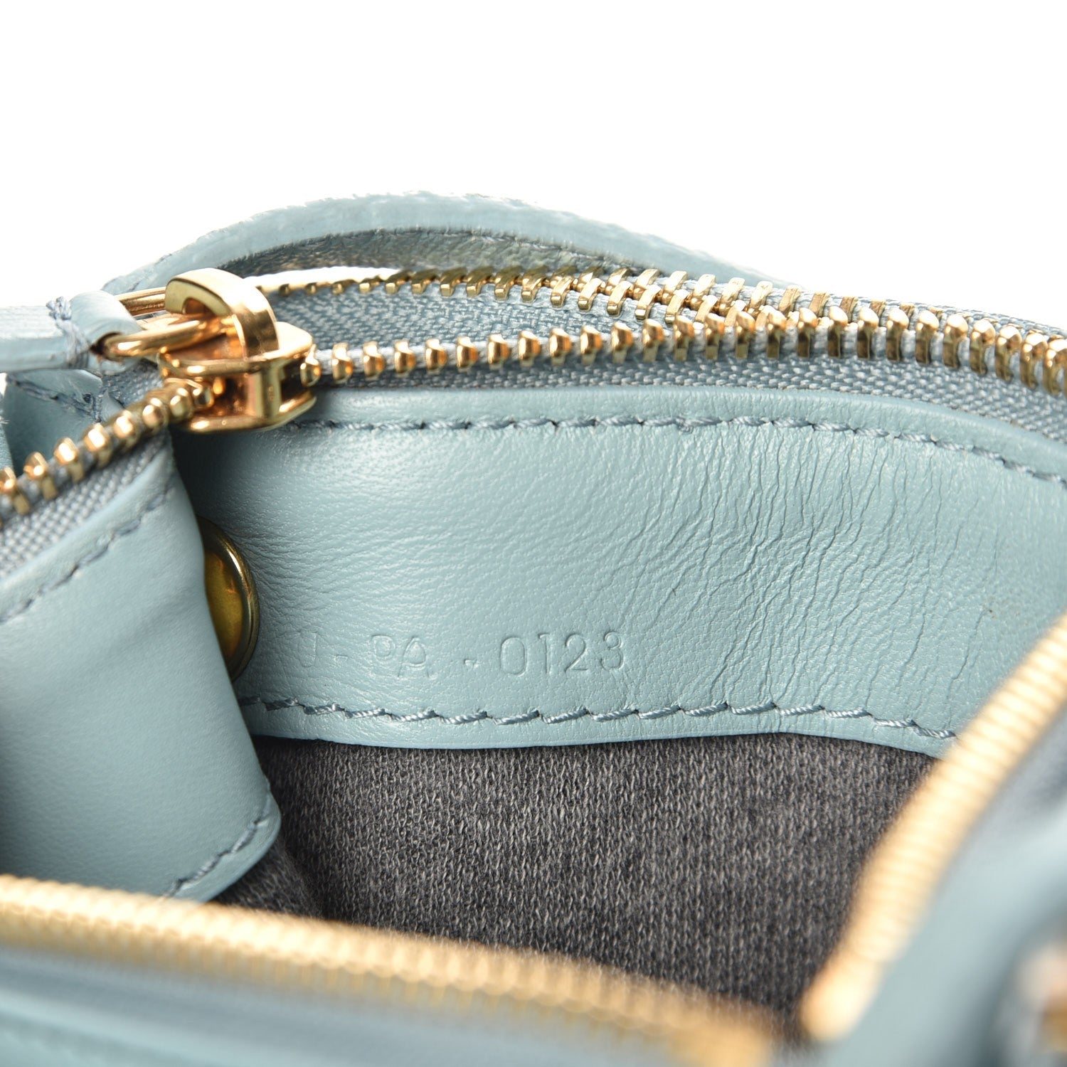 Celine Smooth Lambskin Small Trio Crossbody Bag Jade 5 of 7