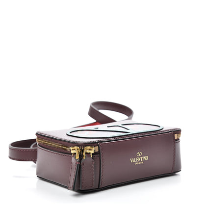 Valentino Garavani X UNDERCOVER Smooth Calfskin Graphic Print VSling Crossbody Bag Rubin 3 of 10