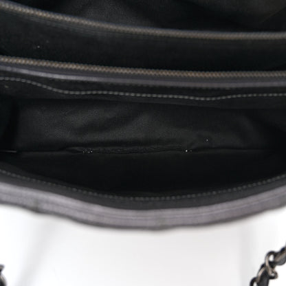 Chanel Iridescent Caviar Quilted Chic Shopping Tote Silver 6 of 12