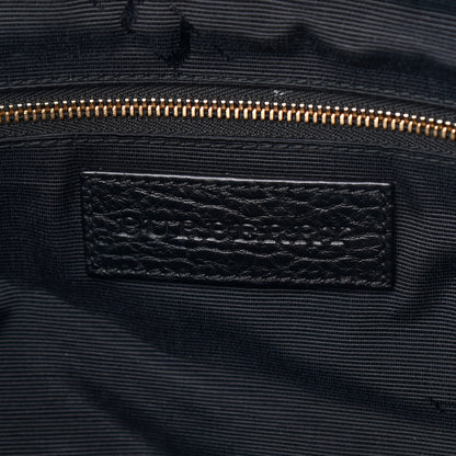 Burberry Heritage Grain Check Embossed Medium Dewsbury Tote Black 6 of 8