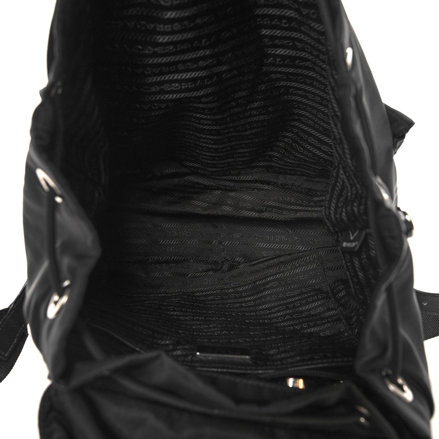 Re-Nylon Saffiano Medium Backpack Black