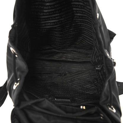 Prada Re-Nylon Saffiano Medium Backpack Black 6 of 11