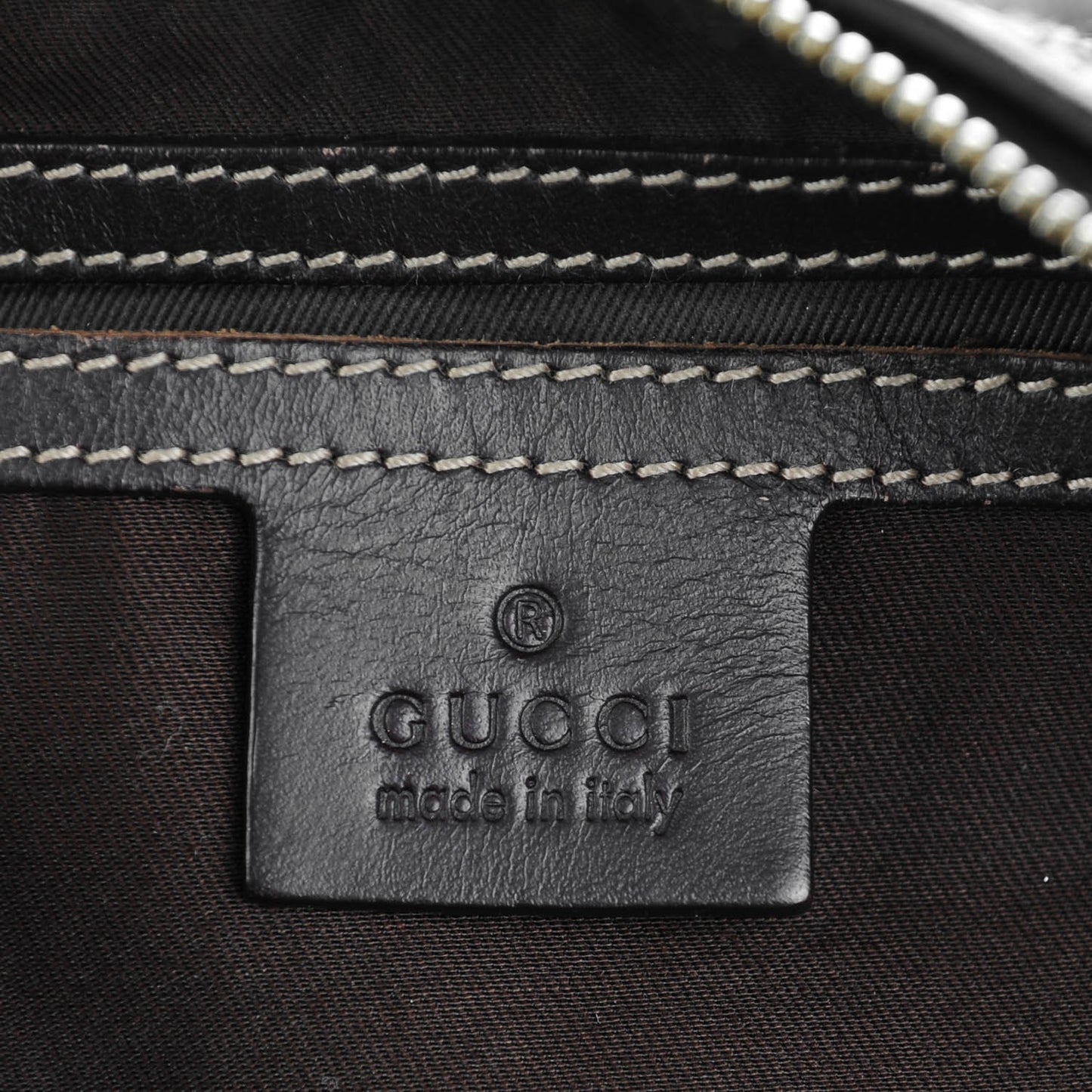 GG Plus Monogram Web Medium Joy Boston Dark Brown